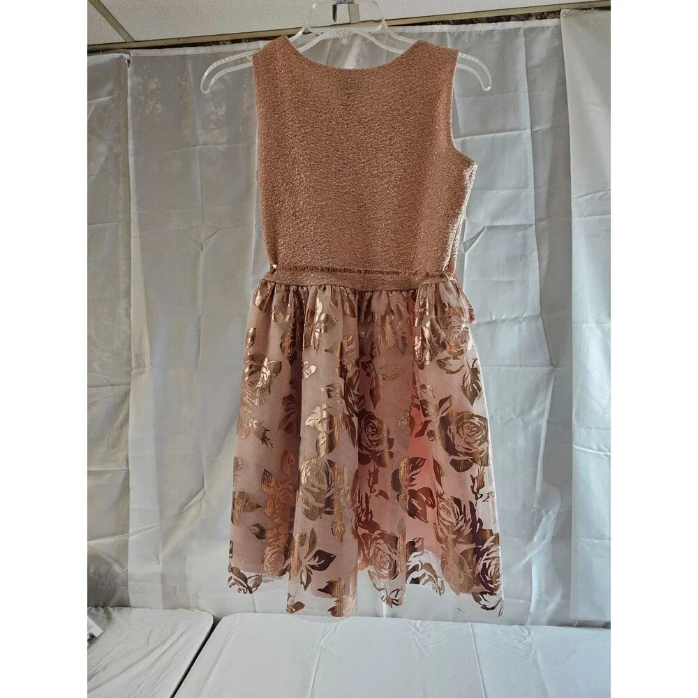 The Children’s Place Pink and Gold Dress size 14